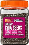 20-oz Better Body Foods Organic Chia Seeds $6.74