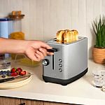 bella PRO 2-Slice Extra Wide Slot Toaster (Stainless Steel) $15