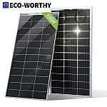 ECO-WORTHY Bifacial 195W Watt 12V Solar Panel $79.47