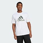 adidas Men's Camo Badge of Sport Graphic Tee $5.60