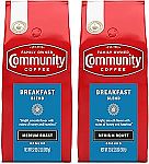 2-Pack 32-Oz Community Coffee Ground Coffee (Breakfast Blend) $12.26