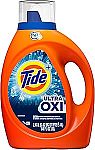 84-Oz Tide Ultra Oxi Liquid Laundry Detergent, Fresh $7.70