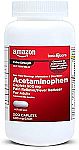 500-Count Amazon Basic Care 500mg Pain Relief Acetaminophen Caplets $5.59