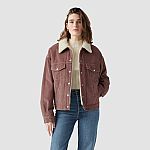 Levi's Women's Faux Shearling 90's Trucker Jacket $10 and more