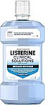 1L Listerine Clinical Solutions Breath Defense Zero Alcohol Mouthwash $5.63