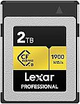 Lexar 2TB Professional GOLD CFexpress 4.0 Type B Memory Card $349.99 and more