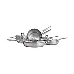 12-piece Calphalon Premier Tri-Ply Stainless Steel Cookware Set $99