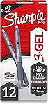 12-Count Sharpie S-Gel Gel Pens (Blue Barrel, Medium Point 0.7mm, Black) $8.84