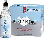 12-pack 750 mL Icelandic Glacial Natural Spring Alkaline Water $17