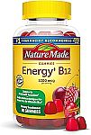 80-Count 1000-mcg Nature Made Energy B12 Gummies (Cherry & Mixed Berry) $3.70