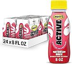24-pack Mott's Active Watermelon Burst Hydrating Juice Beverage, 8 Fl Oz Bottles $6.32