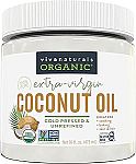 16-Oz Viva Naturals Organic Coconut Oil $6.99