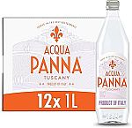 12-pack 1L Acqua Panna Natural Spring Water $14
