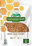 9 pack 11 Oz Cascadian Farm Organic Granola Cereal $24