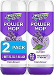 2-Count 25.3-Oz Swiffer Power Mop Refill Solution (Various Scents) $5.51