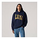 Levi's Men's Logo Hooded Relaxed Fit Sweatshirt $15.05