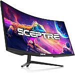 Sceptre Curved 34" WQHD Gaming Monitor $197.97