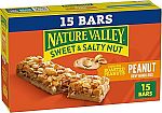 15-Count 1.2-Oz Nature Valley Sweet and Salty Nut Granola Bars, Peanut $3.99