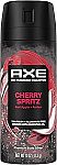 Axe Mens Deodorant Body Spray Cherry Spritz Fine Fragrance Aluminum Free 4.0 oz $2