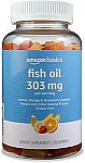 90 Count Amazon Basics Fish Oil 303 mg $6.77