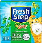 14-lbs Fresh Step Clumping Cat Litter with Febreze (Gain Scent) $6.67