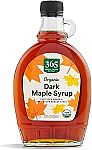12-Oz 365 by Whole Foods Market Organic Grade A Dark Maple Syrup $5.97