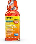 12 fl oz Amazon Basic Care Daytime Cold and Flu Relief, Non-Drowsy, Liquid Medicine $4.24