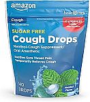 140-Count Amazon Basic Care Sugar Free Cough Drops (Menthol) $3.55