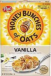 12 Oz Honey Bunches of Oats Vanilla Breakfast Cereal $1.93