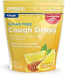 140-Count Amazon Basic Care Sugar Free Honey Lemon Cough Drops $3.97