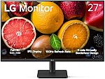 LG 27MS500-B 27" FHD Monitor $96.99