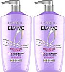 L'Oreal Paris Elvive Hyaluron Plump Shampoo and Conditioner Set (28-Oz Each) $13.57