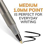 10-Pack BIC Round Stic Xtra Life Black Ballpoint Pens, Medium Point (1.0mm) $0.83