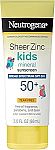 Neutrogena 3 fl oz Sheer Zinc Oxide Kids Mineral Sunscreen Lotion $5.54