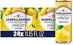 24-pack Sanpellegrino Zero Grams Added Sugar Italian Sparkling Drink 11.15 Fl Oz $14.21