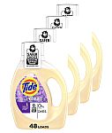 4-Count 63-Oz Tide Purclean Liquid Laundry Detergent (Honey Lvender) $32