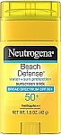 1.5-Oz Neutrogena Beach Defense Sunscreen Stick SPF 50 $4.76