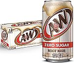 36-pack 12 fl oz A&W Zero Sugar Root Beer Soda $14.74