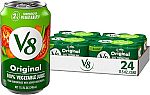 24-pack 11.5 fl oz V8 Original 100% Vegetable Juice $6.07