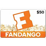 $50 Fandango Digital-Delivery Gift Card $39.98