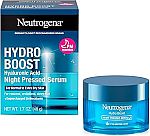 Neutrogena Hydro Boost Night Pressed Serum Face Moisturizer 1.7 Oz $9