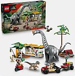 582-Piece LEGO Jurassic World Raptor & Titanosaurus Tracking Mission $80 and more