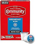 24 Counts Community Coffee Single-Serve Keurig K-Cup Pods (Various) $9