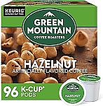 96 Count Green Mountain Coffee Roasters Hazelnut Keurig Single-Serve K-Cup pods $29