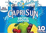 10-Pack 6-Oz Capri Sun Ready-to-Drink Juice (Pacific Cooler) $1.57
