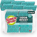 12-Pk Scotch-Brite Odor Resist Heavy Duty Scrub Sponge 11.68