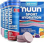 40 Count Nuun Sport Electrolyte Tablets Mixed Flavors $14