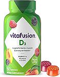 150-Count Vitafusion Vitamin D3 Gummy Vitamins $5.44  or more