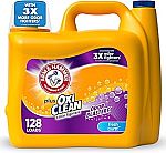 128-Load ARM & HAMMER Plus OxiClean Odor Blasters Fresh Burst Liquid Laundry Detergent $11.38