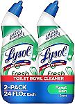2-Pack 24-Oz Lysol Toilet Bowl Cleaner Gel $2.72